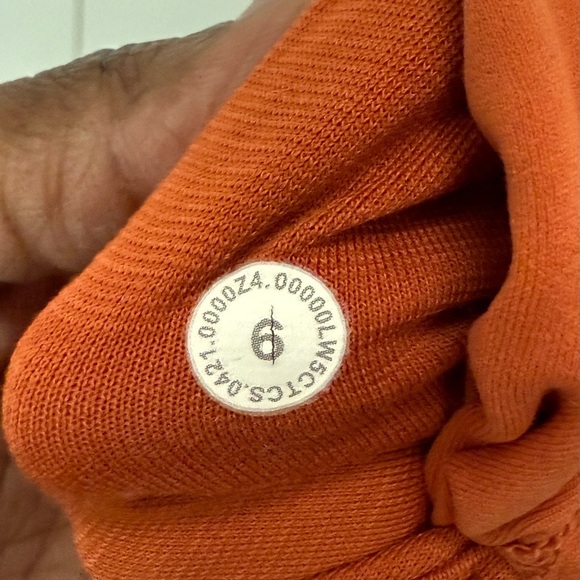 Lululemon Orange High-Waisted Leggings Size 6 - Picture 4 of 6